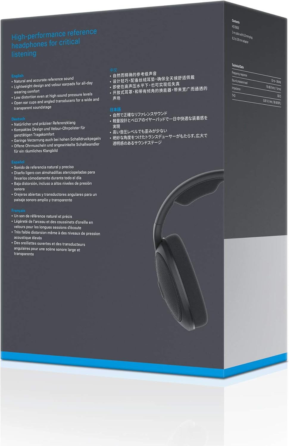 Over-The-Ear Open-Back Headphones (Black) V77294