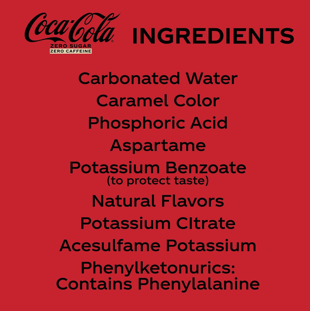 Zero Caffeine-Free Soda, 12 Fl Oz (pack of 12) U9427