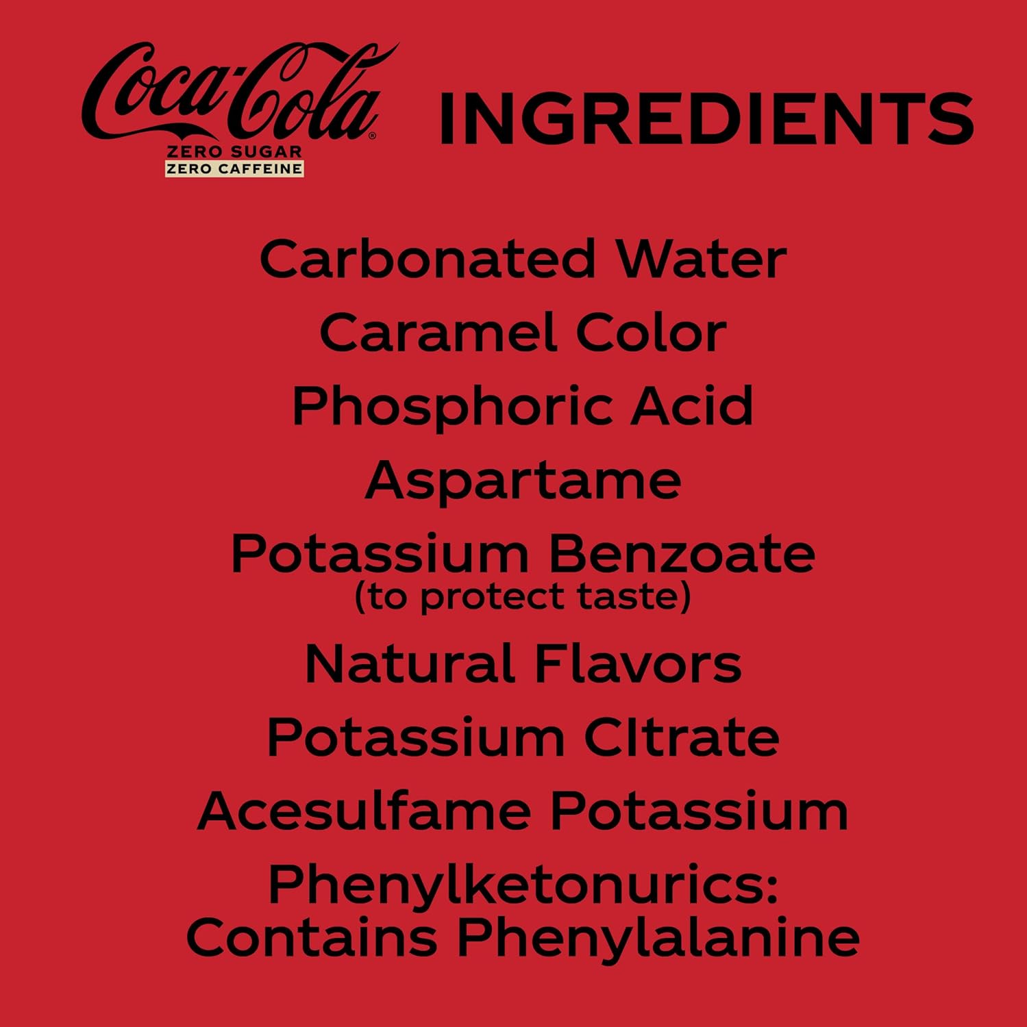 Zero Caffeine-Free Soda, 12 Fl Oz (pack of 12) U9427
