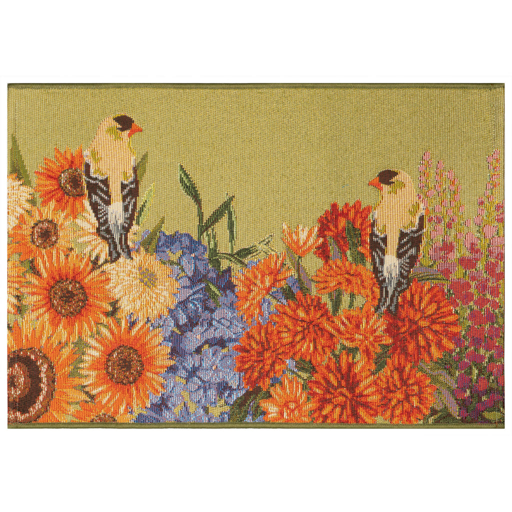 Esencia Garden Birds Indoor Outdoor Mat