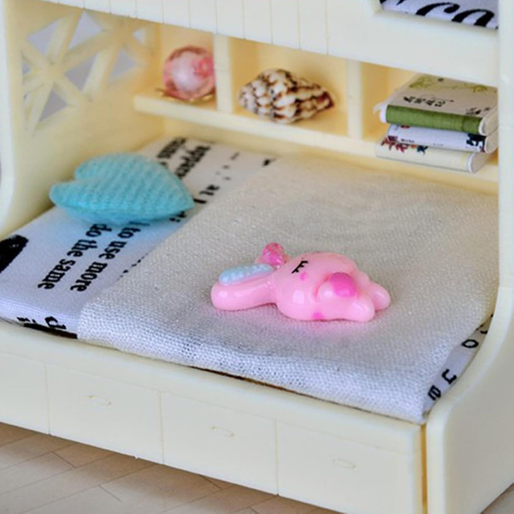 1/12 Scale Miniature Double Bunk Bed Y258445