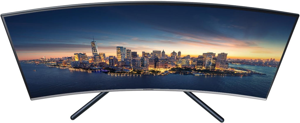 32-inch Curved 4K UHD IPS LCD Monitor, 2-Pack Bundle with Desk Mount Dual Monitor Stand I490834
