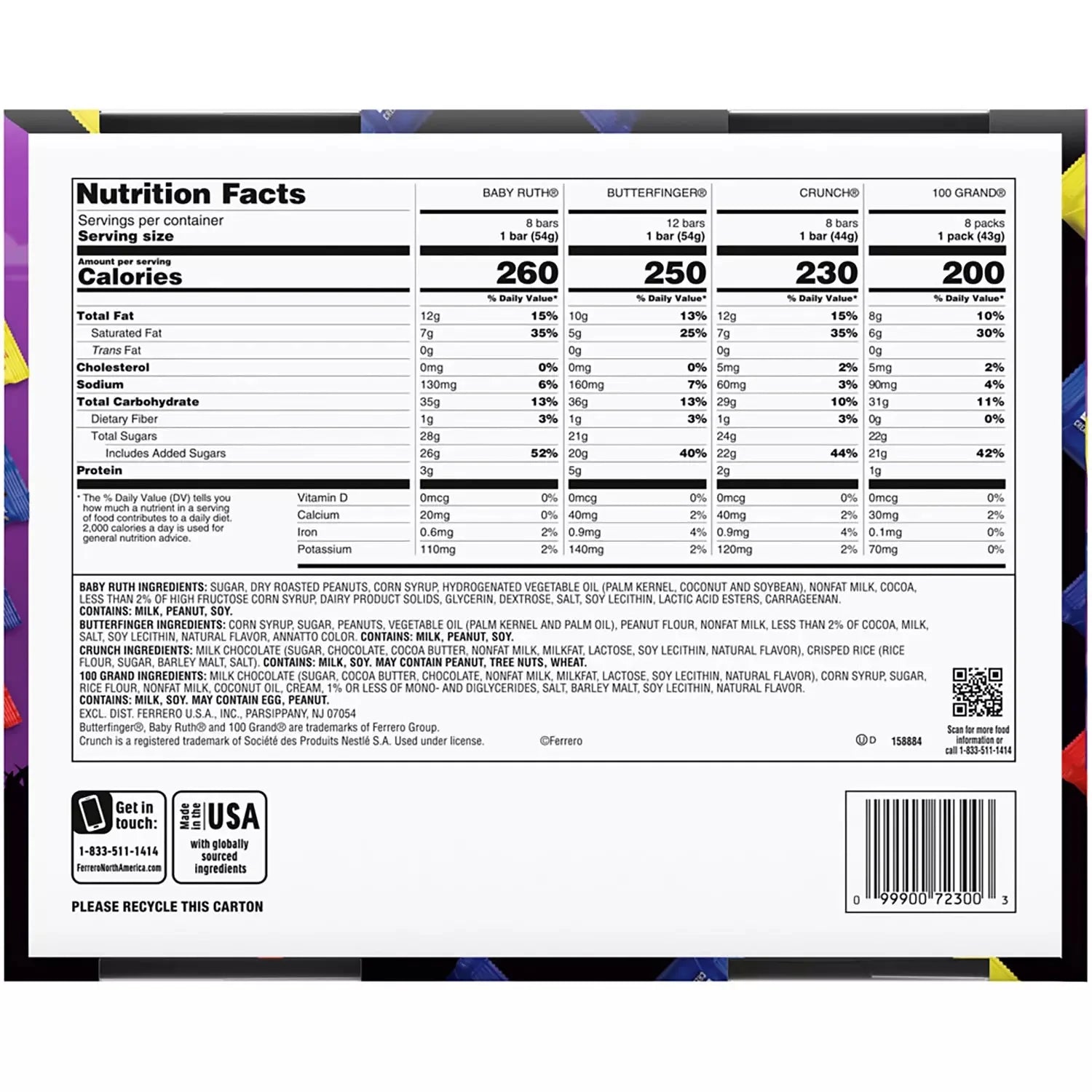 Assorted Candy Bar Multipack (36 Count) V52512