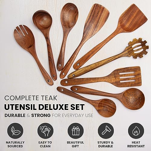 6-Piece Teak Wooden Spoons G553