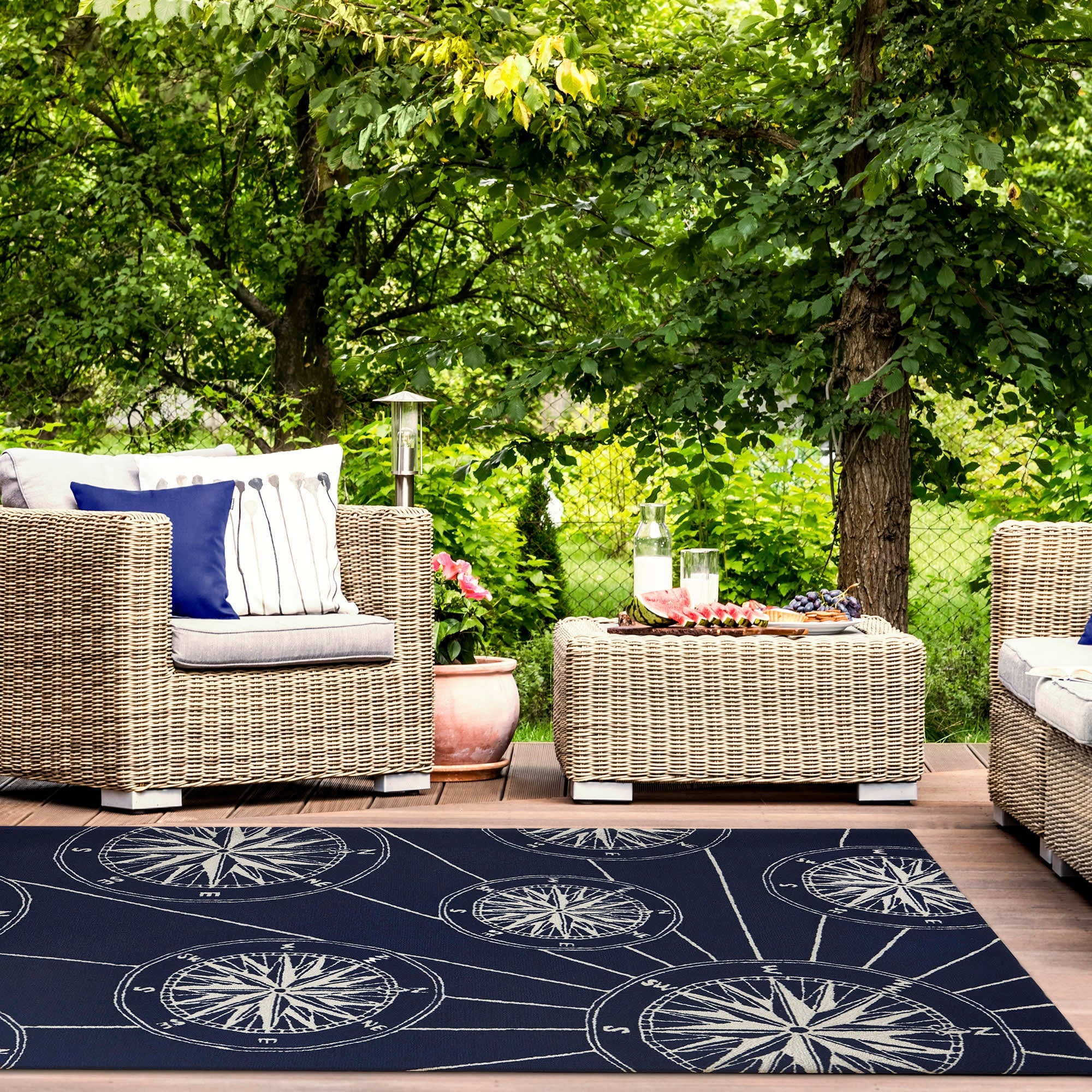 Frontporch Compass Indoor Outdoor Mat