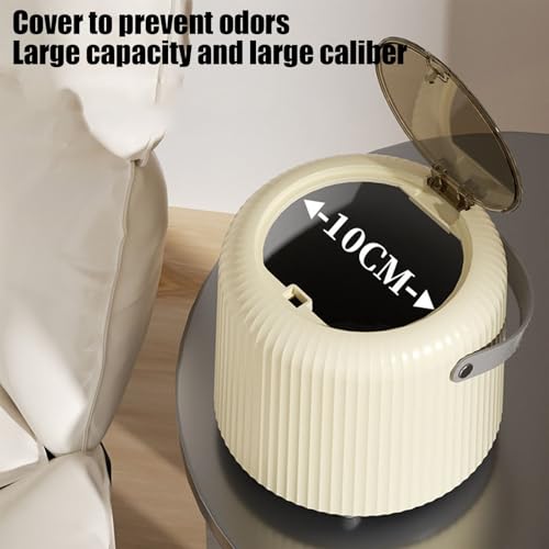 Small Trash Can with Lid Removable U835