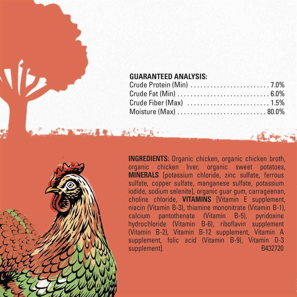 Organic Chicken Recipe Wet Dog Food X245527