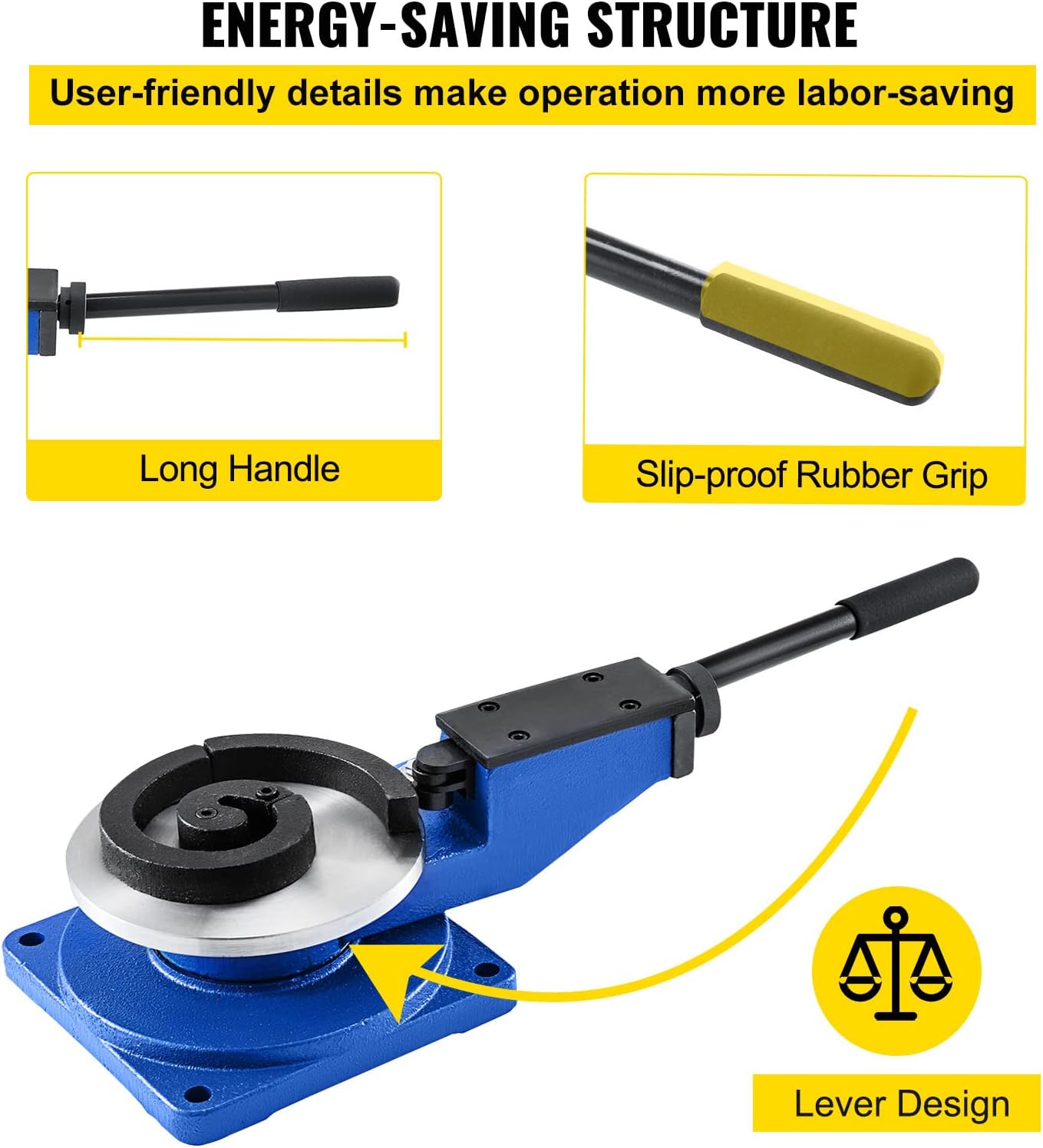 Metal Scroll Bender with 3 Scroll Bender Tools O9234