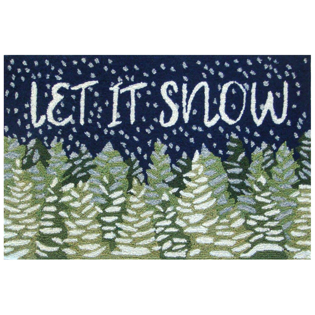 Frontporch Let It Snow Indoor Outdoor Mat