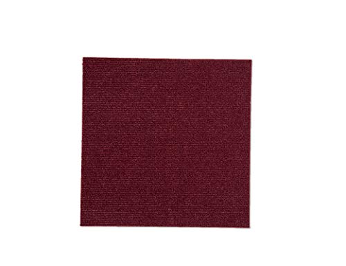 48 Pcs 12" x 12" Brown Self Adhesive Carpet Floor Tiles L3660
