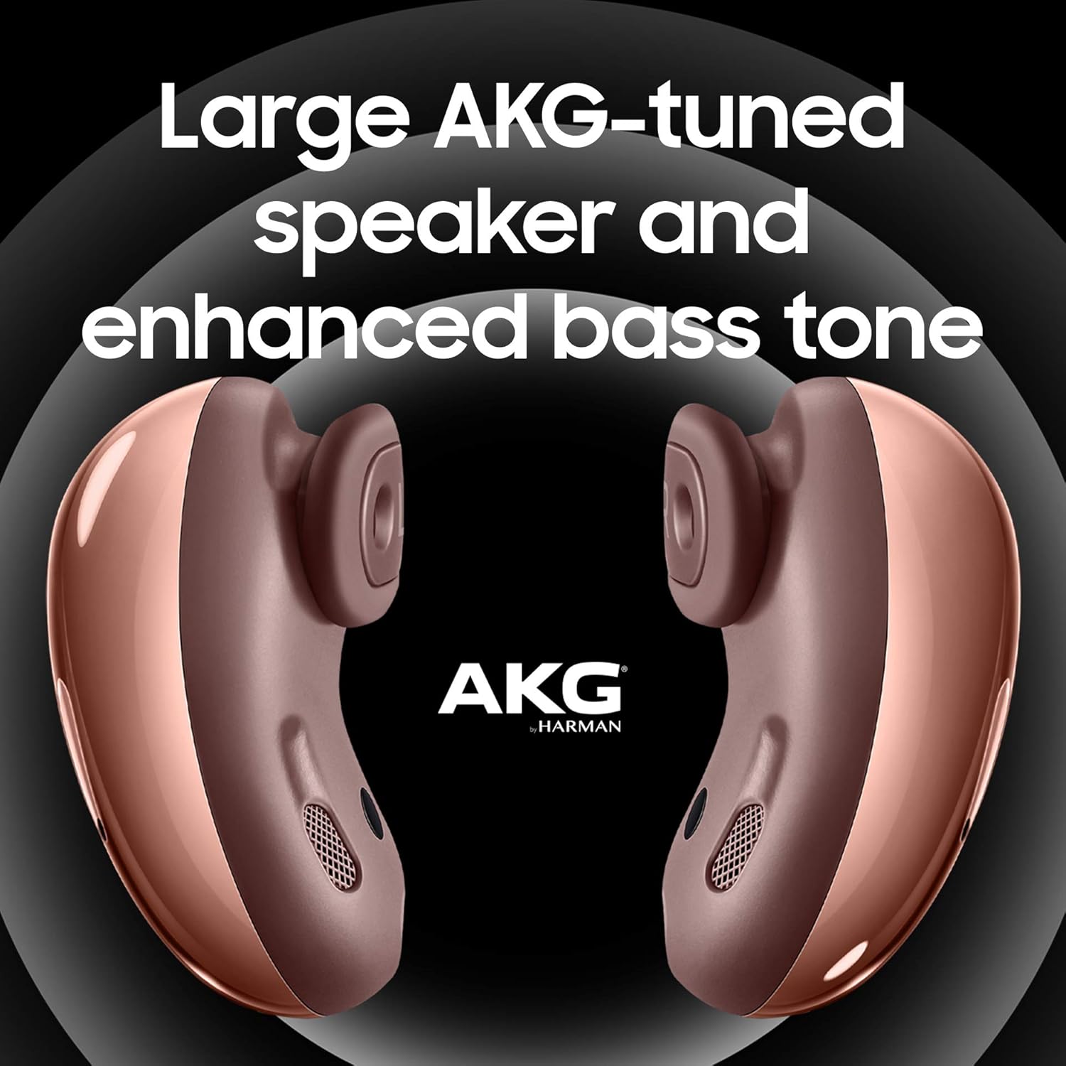 Mystic Red True Wireless Earbuds with Active Noise Cancelling and Charging Case E869
