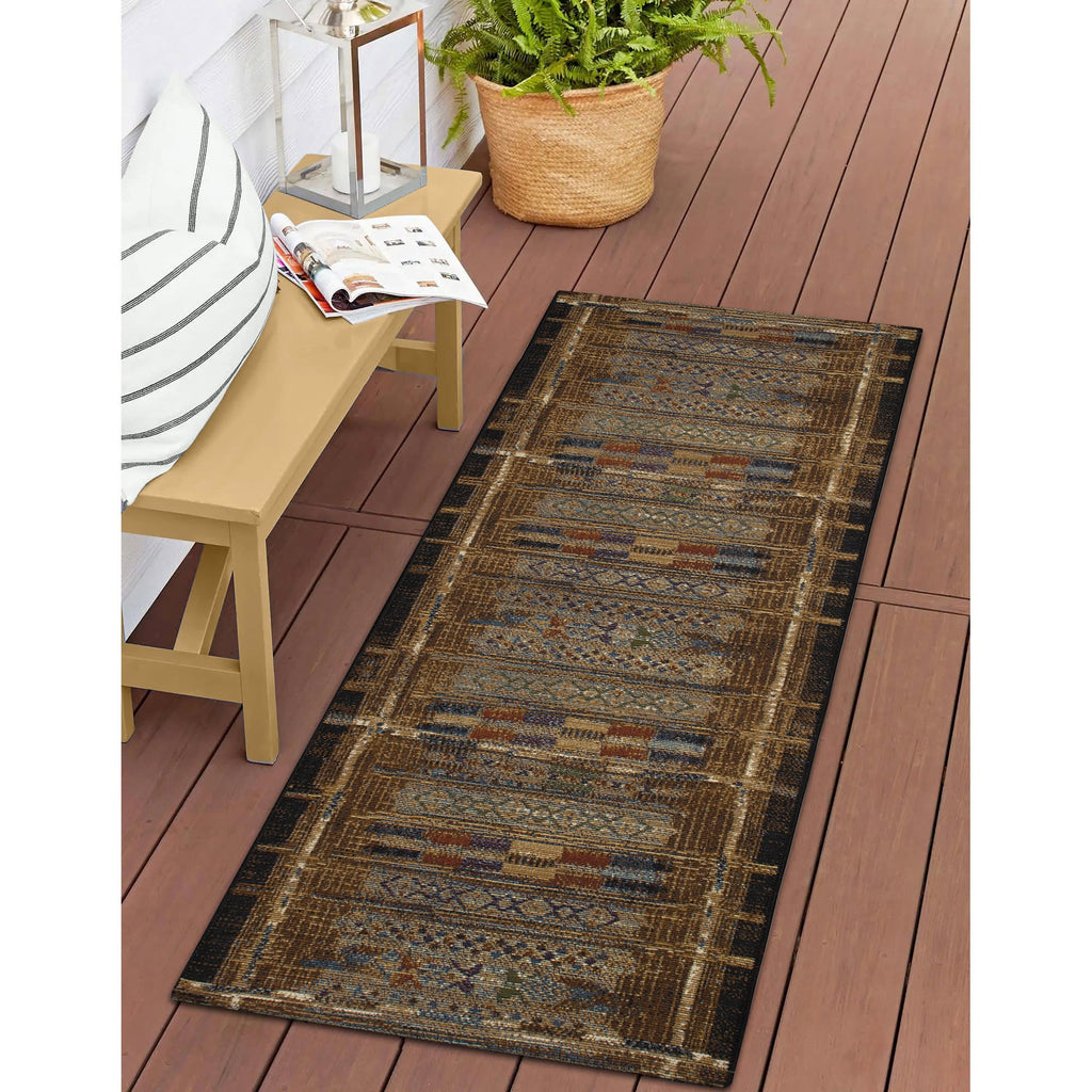 Esencia Tribal Stripe Indoor Outdoor Mat