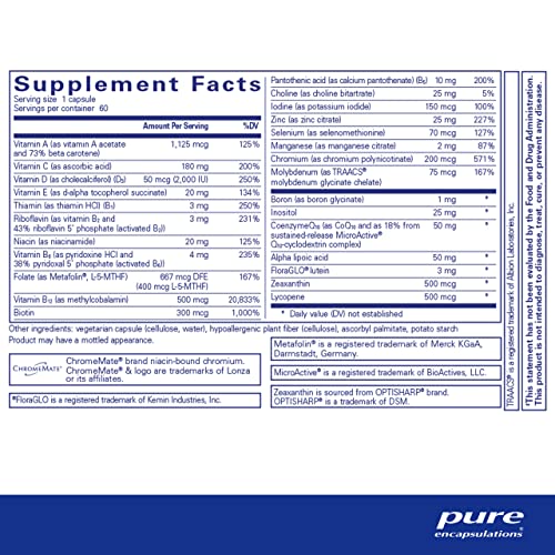 Once Daily Multivitamin with CoQ10 and Lutein - 60 Capsules D9459