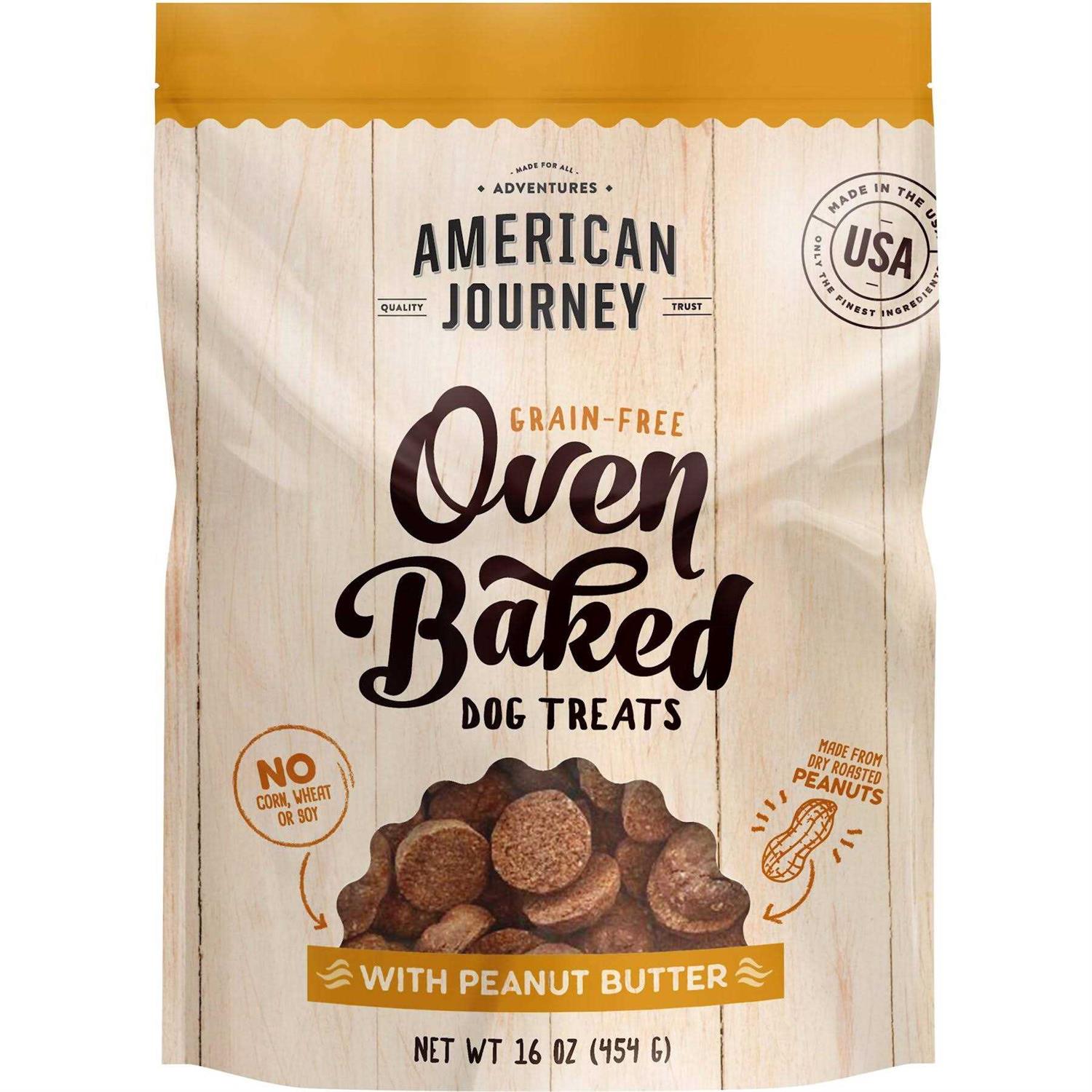 Peanut Butter Grain-Free Oven Baked Crunchy Biscuit Dog Treats C464209