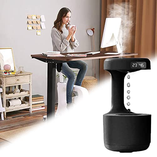 800ml Mini Humidifier with LED Smart Display Clock X450