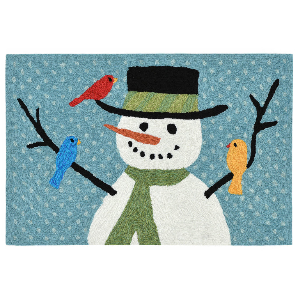 Frontporch Snowman And Friends Indoor Outdoor Mat
