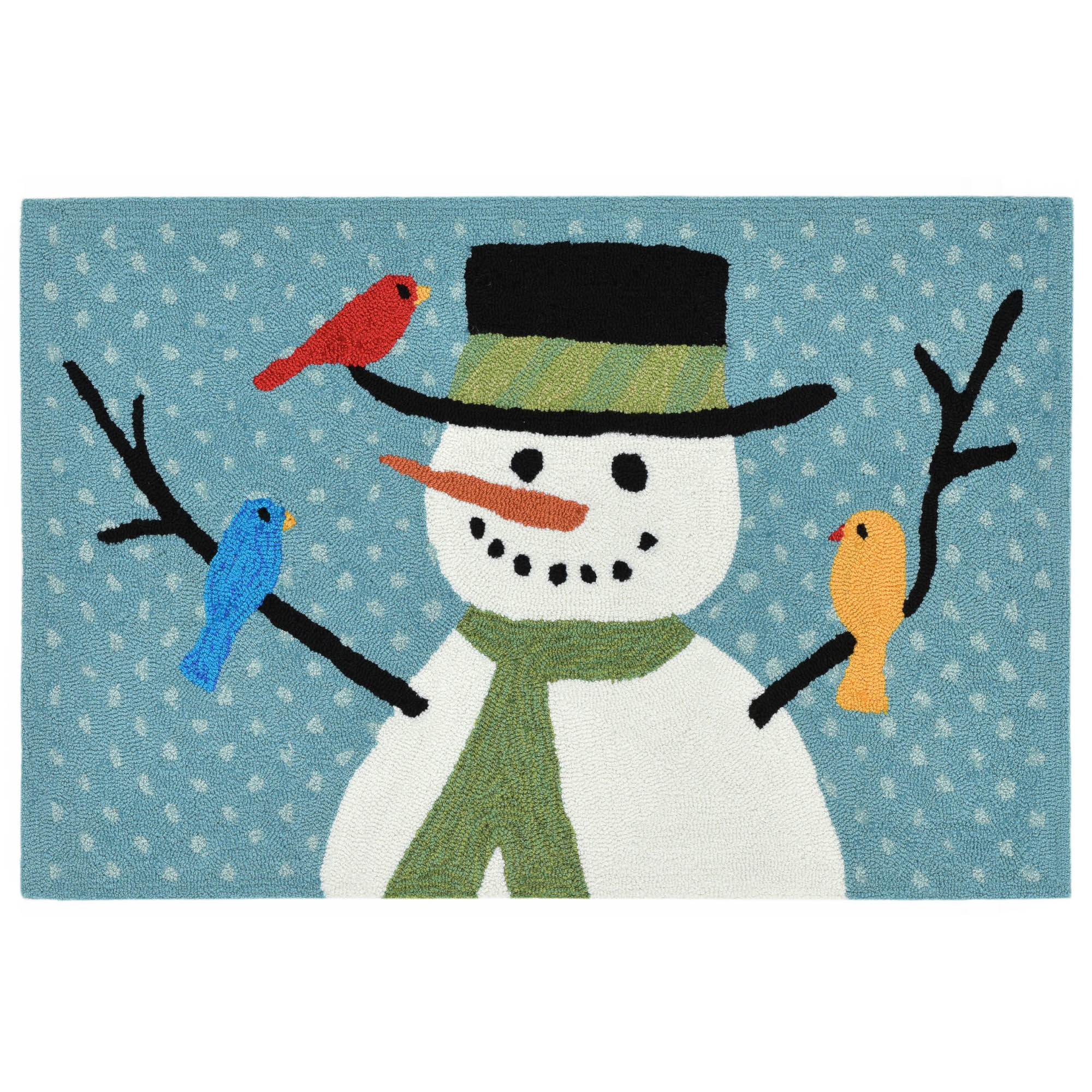 Frontporch Snowman And Friends Indoor Outdoor Mat