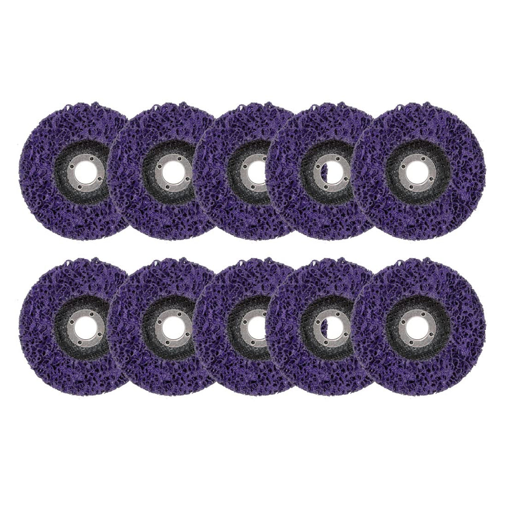 10 PCS 4" x 5/8" Strip Discs Strip Wheel T430321