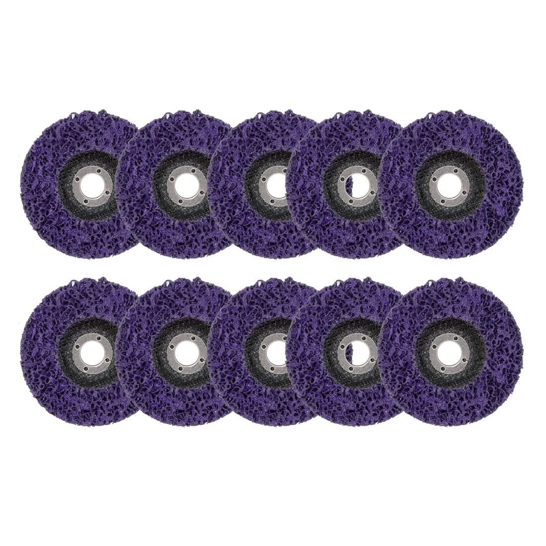 10 PCS 4" x 5/8" Strip Discs Strip Wheel T430321