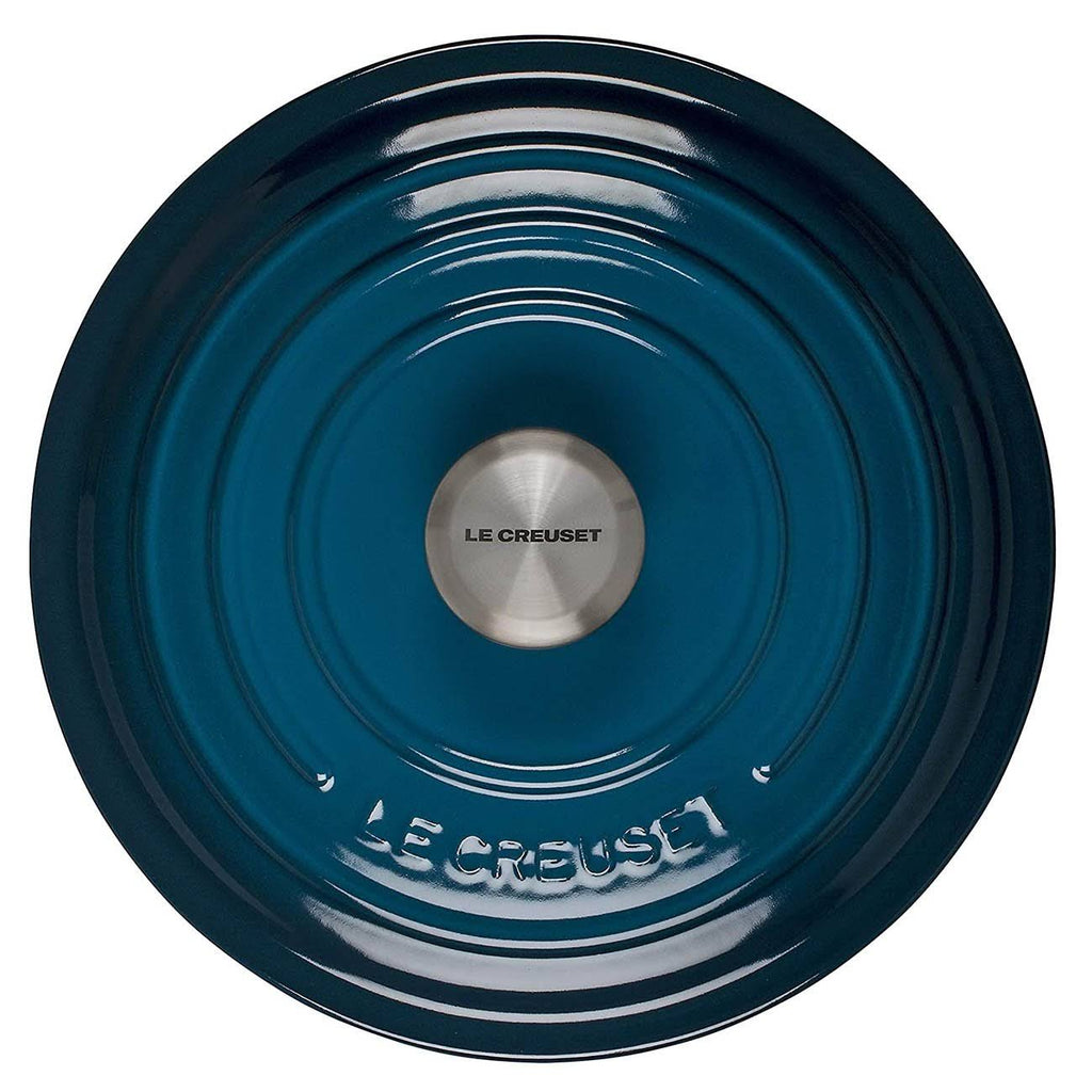 3.5 Qt. Cast Iron Sauteuse Deep Teal E3842