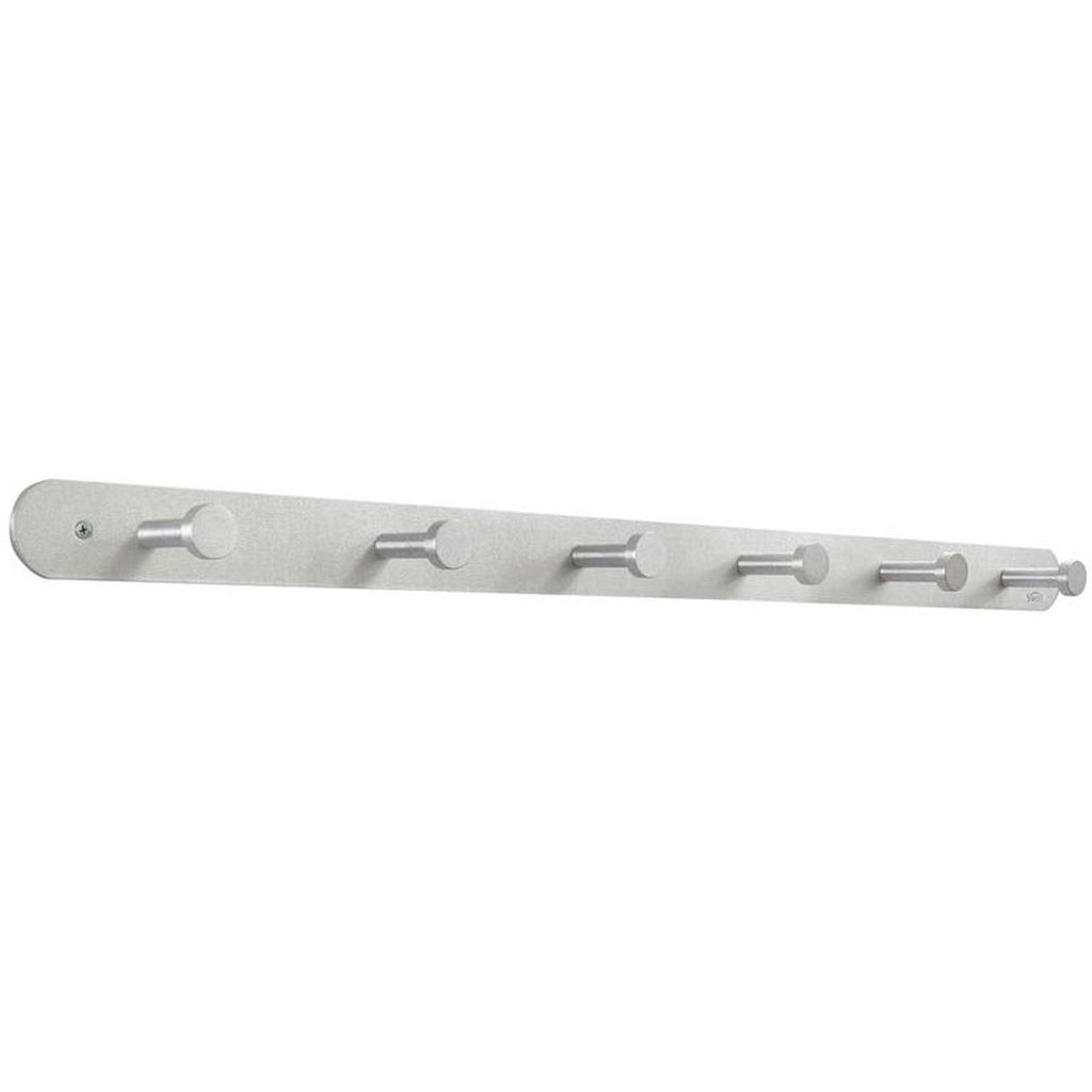 Six Hooks Metal Wall Coat Rack O620523