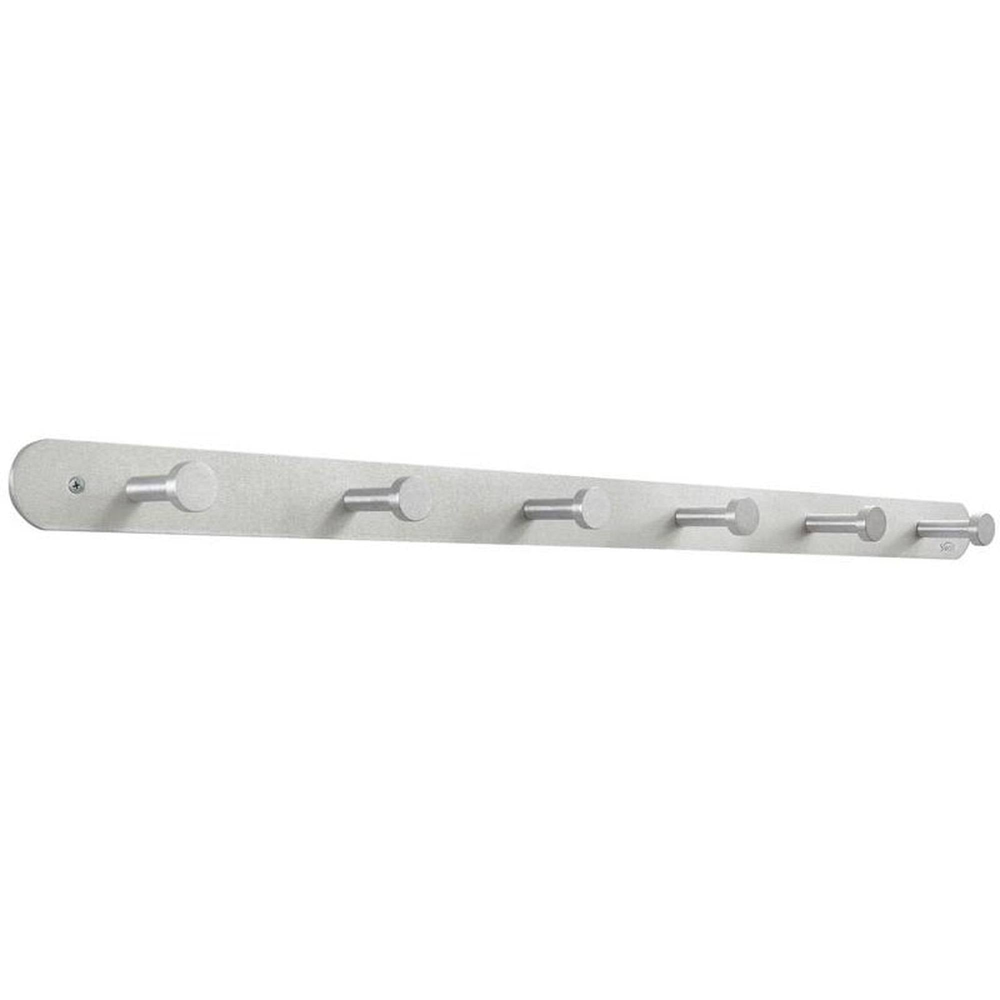 Six Hooks Metal Wall Coat Rack O620523
