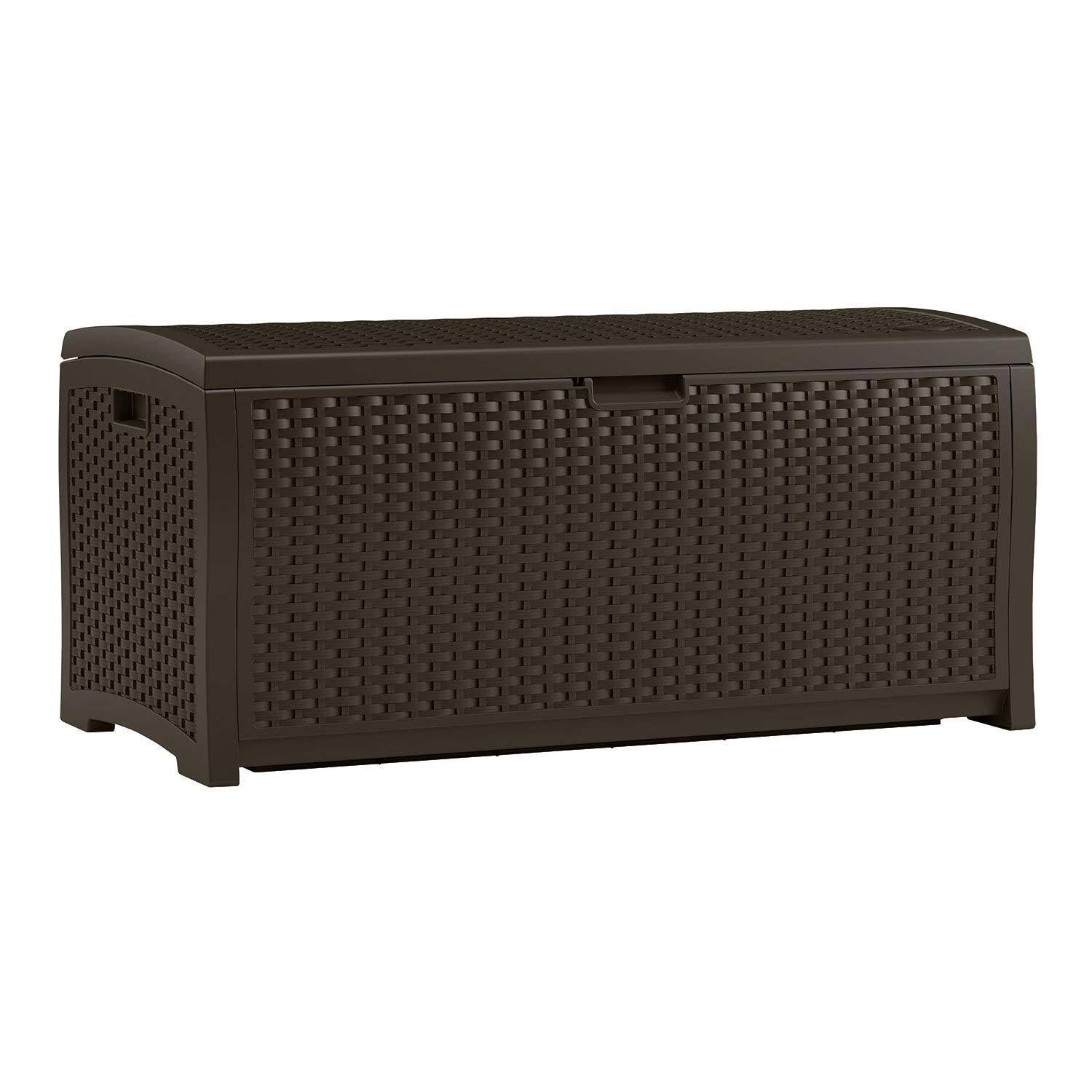 Mocha Resin Deck Box 73-Gallon N77073