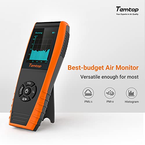 Air Quality Monitor PM2.5 PM10 Particle Counter Formaldehyde Temperature Humidity TVOC AQI Tester S380533