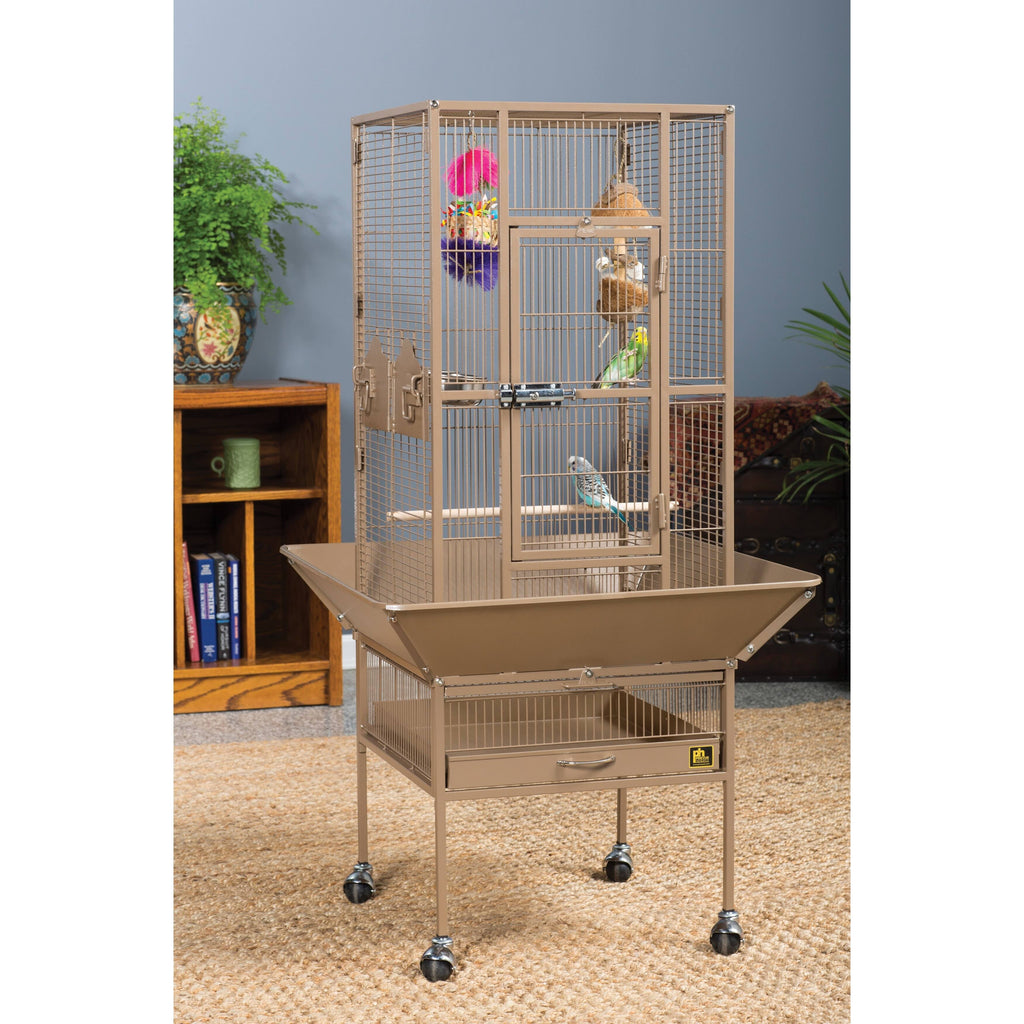Pewter Bird Cage S565406