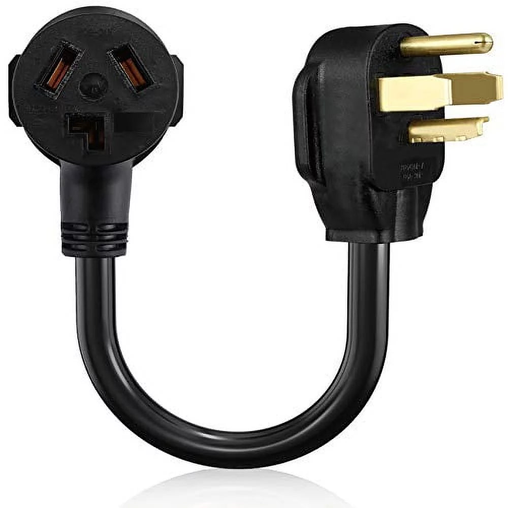 4-Prong Dryer Plug Adapter, NEMA 14-30P to 10-30R, 30A 125/250V 1.5FT F107081