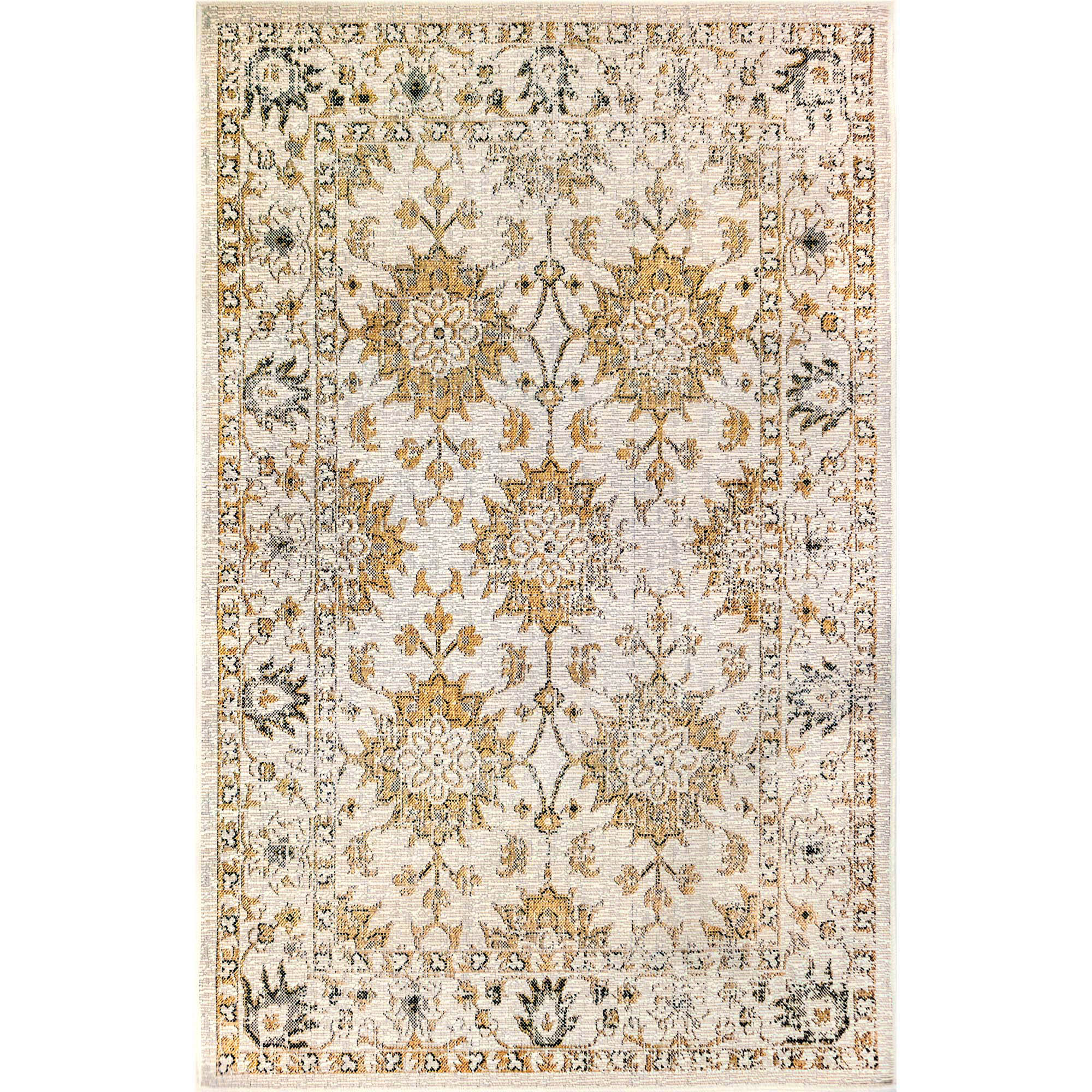 Carmel Vintage Floral Indoor Outdoor Area Rug