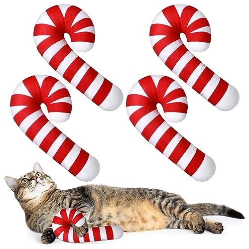 4 Pcs 8 Inch Catnip Cat Chew Toy J112890