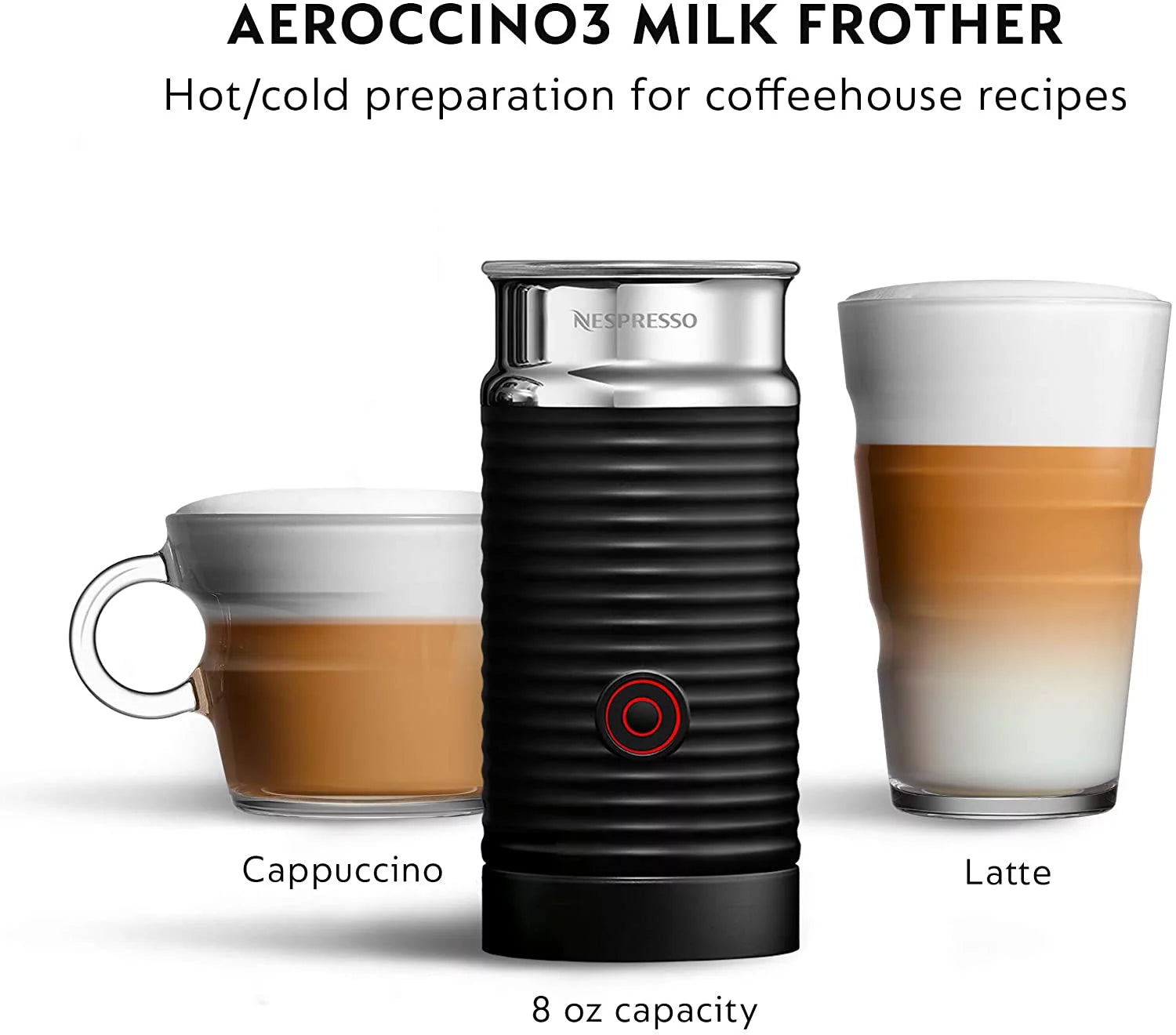 Matte Black Coffee and Espresso Machine with Milk Frother Q609659
