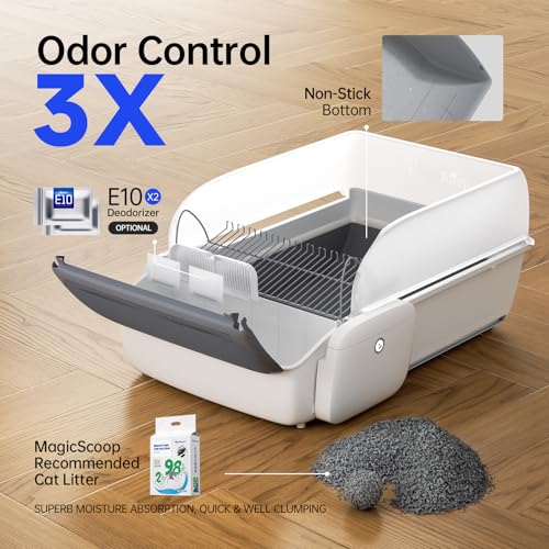 Self-Cleaning Automatic Cat Litter Box with Smart App Control V747104