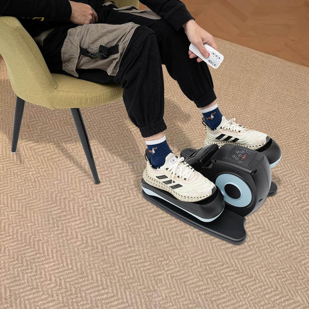 Electric Seated Leg-foot Pedal Exerciser with Remote and LCD Monitor S125283