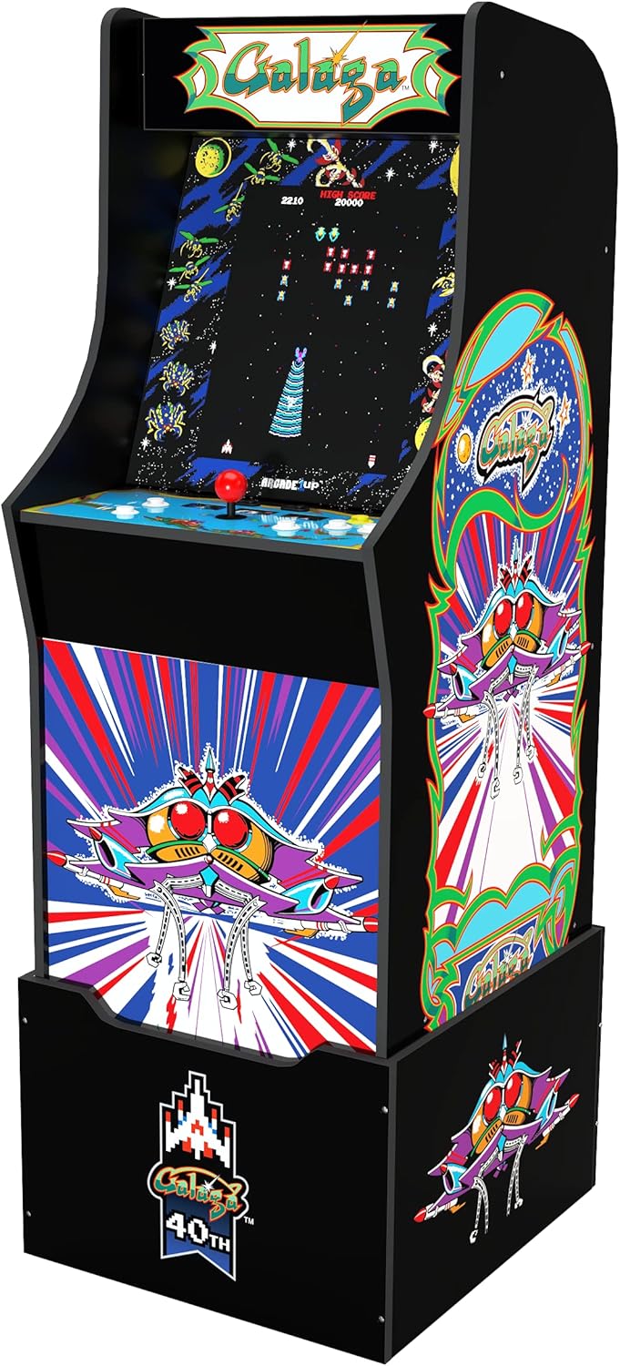 Galaga Arcade Machine with Riser U85886