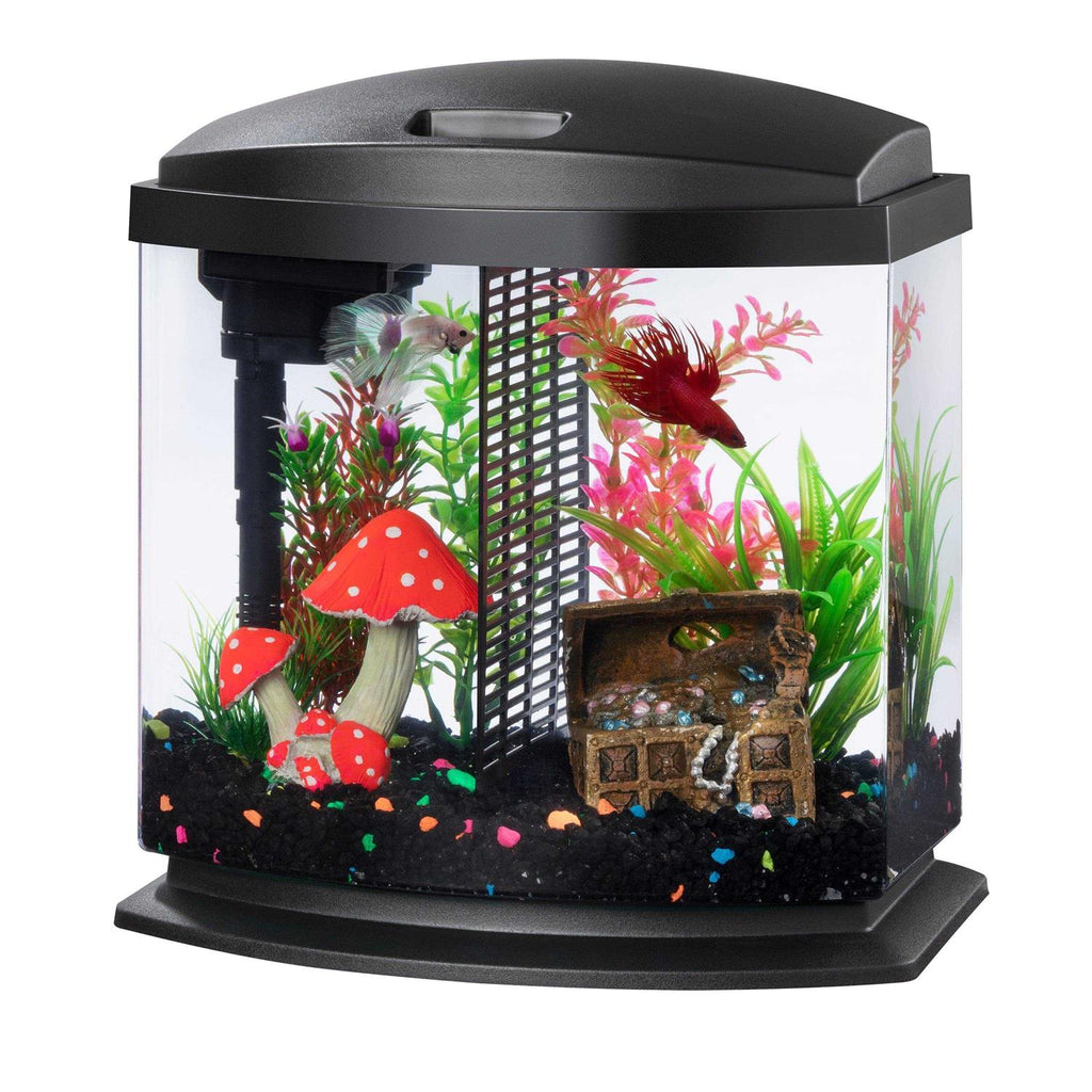 2.5 Gal LED Aquarium Kit Black B601879