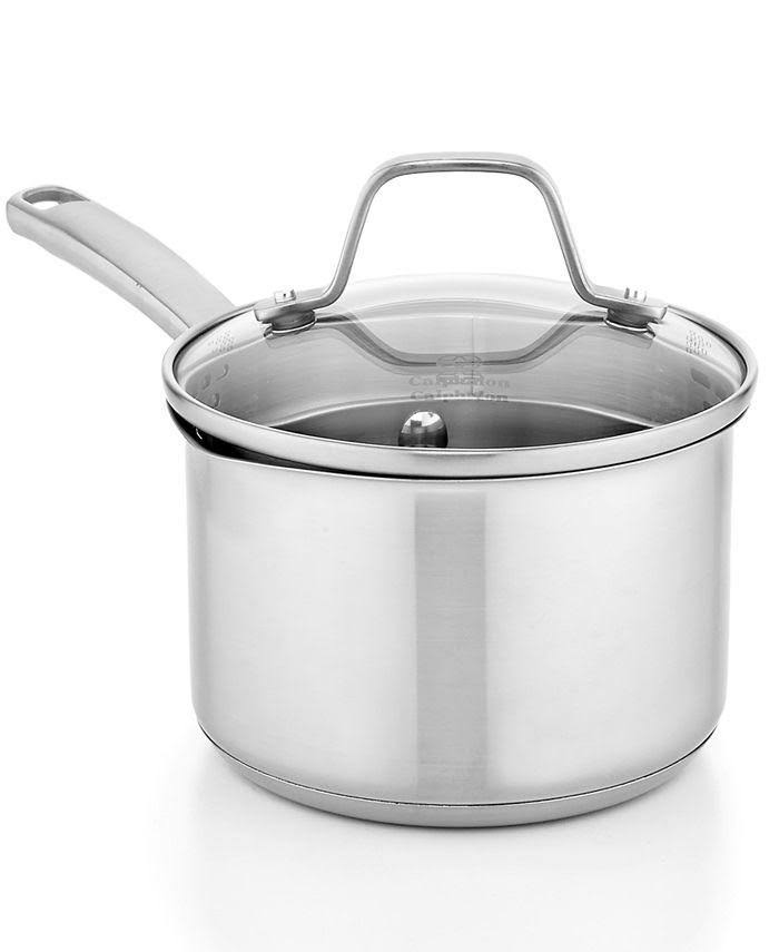 Stainless Steel 1.5 Qt Covered Saucepan U373945