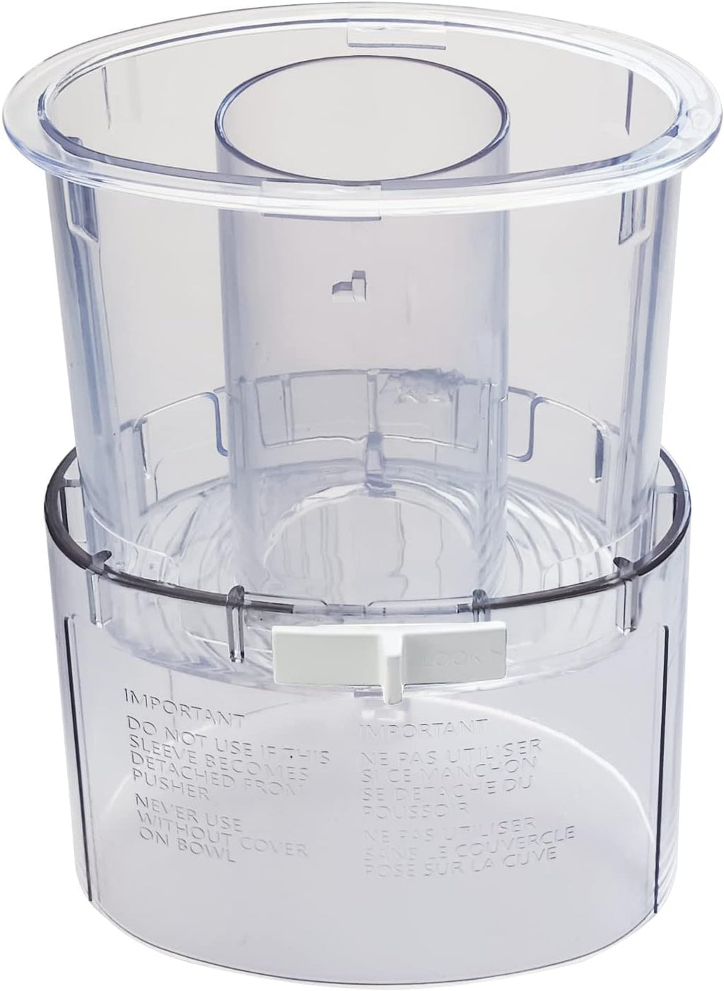 Large Pusher and Sleeve Assembly for Food Processors A36189
