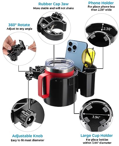 Wheelchair Cup Holder with Small Storage Box H6270