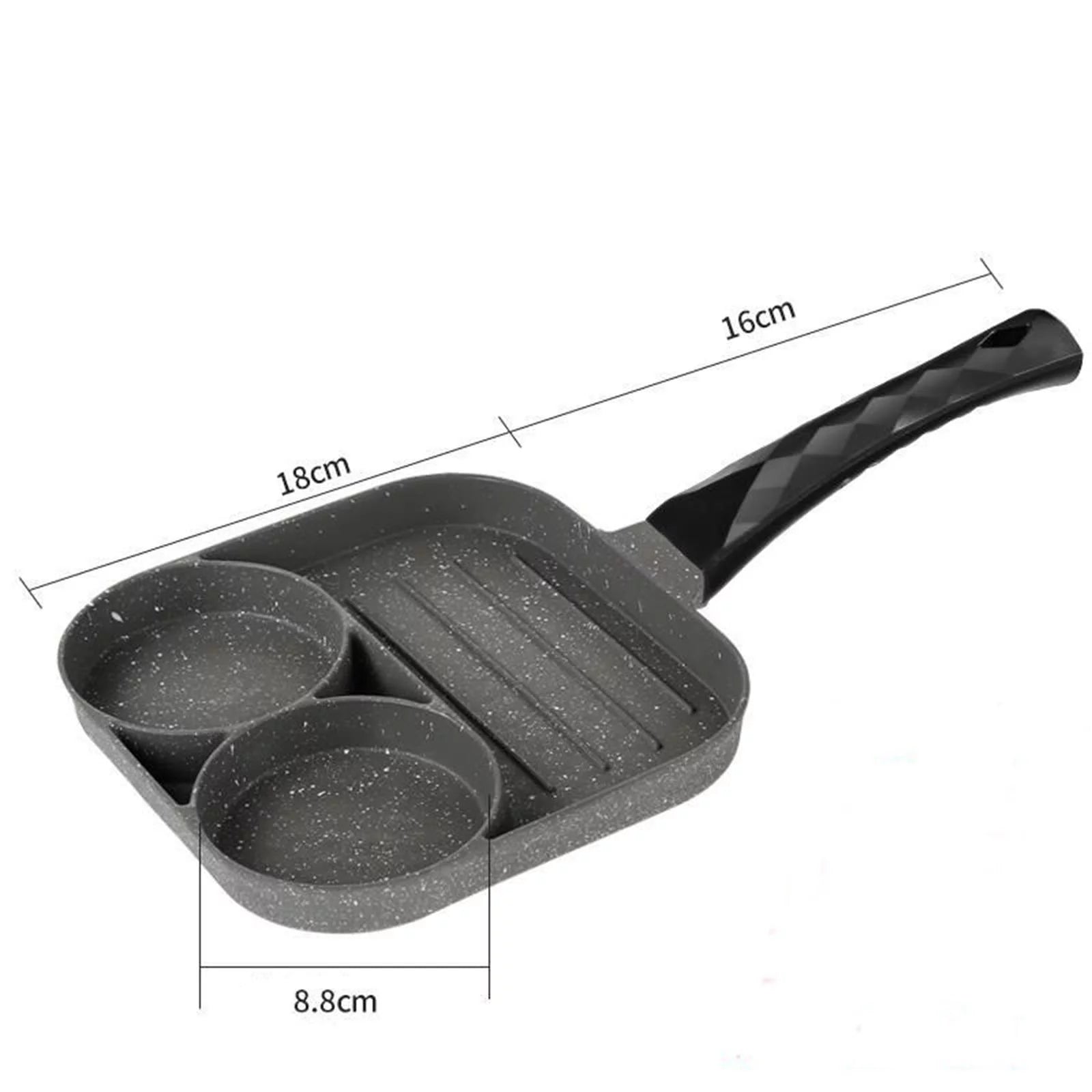 2 in 1 Non-Stick Frying Pan with Saucepan R32076