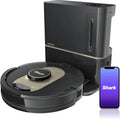 Black Robot Vacuum with HEPA Self-Empty Base V579
