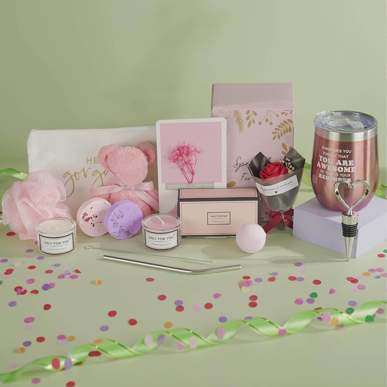 Relaxing Spa Gift Box Basket Bath Set X775