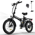 20"x3.0 Fat Tire Electric Bicycle with 500W/36V/12Ah Battery, Shimano 7-Speed E694323