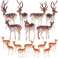 60 Pcs Mini Plastic Deer Figurines Cake Toppers B488