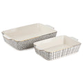 Stoneware Rectangular Baker, 2-Piece Set N946622