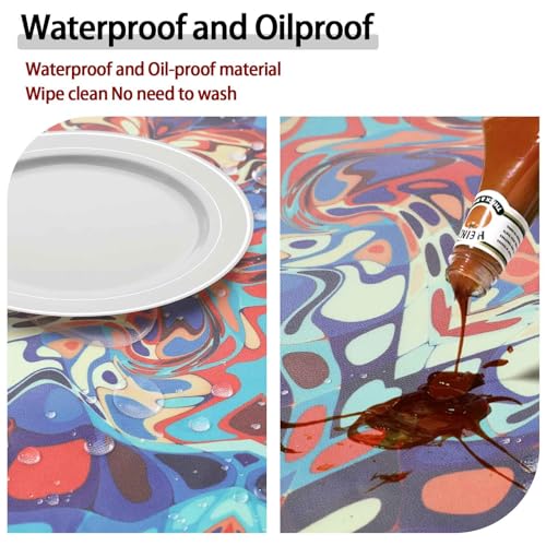 Fitted Round Tablecloth with Elastic for 40"-44" Tables R762838