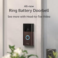 Satin Nickel Battery Doorbell Z117