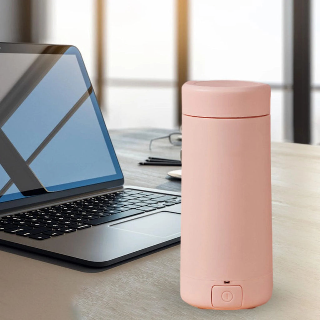 Pink Portable Electric Hot Water Kettle T474790