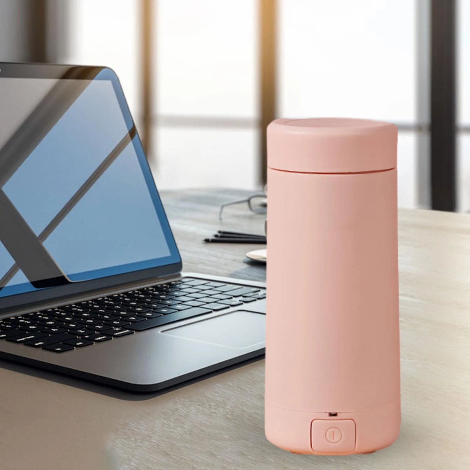 Pink Portable Electric Hot Water Kettle T474790